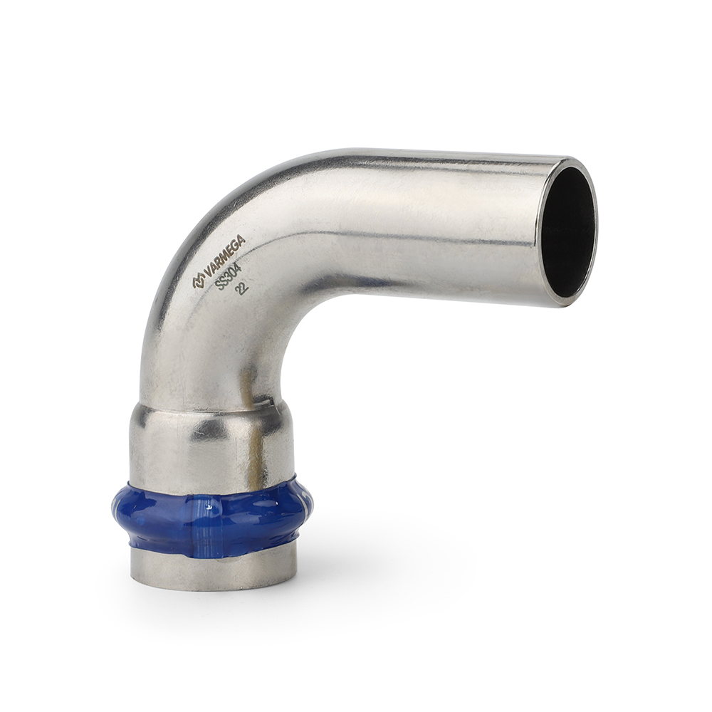 Угольник Varmega Inox Press 90 однораструбный — изображение 2